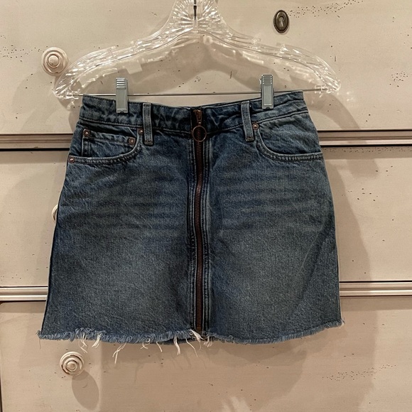 Free People Zip It Up Mini Skirt - Picture 4 of 6